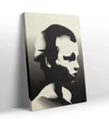 Abstract Shadow Face with geometric human head design wall art for Indian home decor.