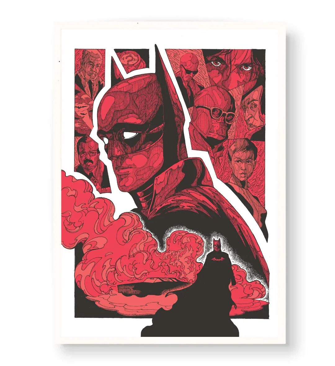 Dark Knight Rise with Batman comic design for Indian home decor.