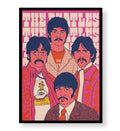 Beatles Retro Vibe pop art wall canvas print for Indian home decor.