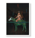 Beyonce fantasy canvas wall art with leafy horse, perfect for modern Indian home decor.