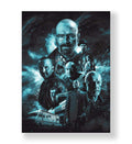 Breaking Bad Legacy TV Series Wall Art with Walter White, RV, and Blue Tones for Indian Home Decor