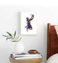 Kobe Slam canvas wall art with dynamic basketball dunk design for Indian home decor.