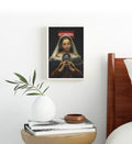 Sacred Studio Moment with spiritual recording design wall art for home decor.
