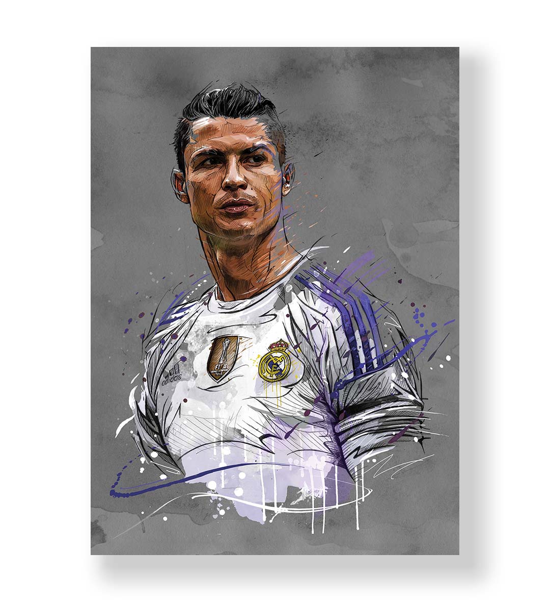 Ronaldo's Legacy with Cristiano Ronaldo soccer design for Indian home decor.