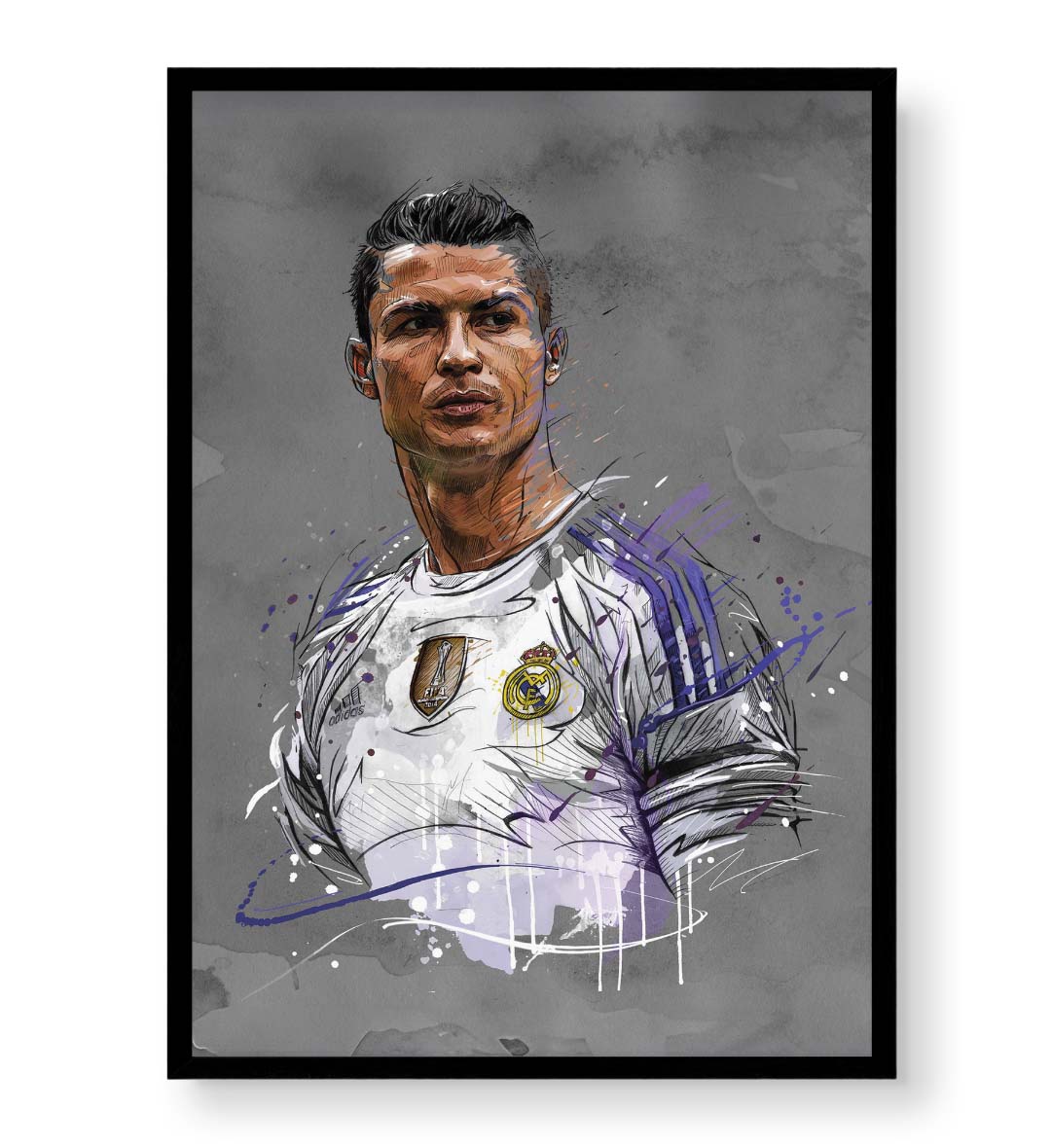 Ronaldo's Legacy with Cristiano Ronaldo soccer design for Indian home decor.