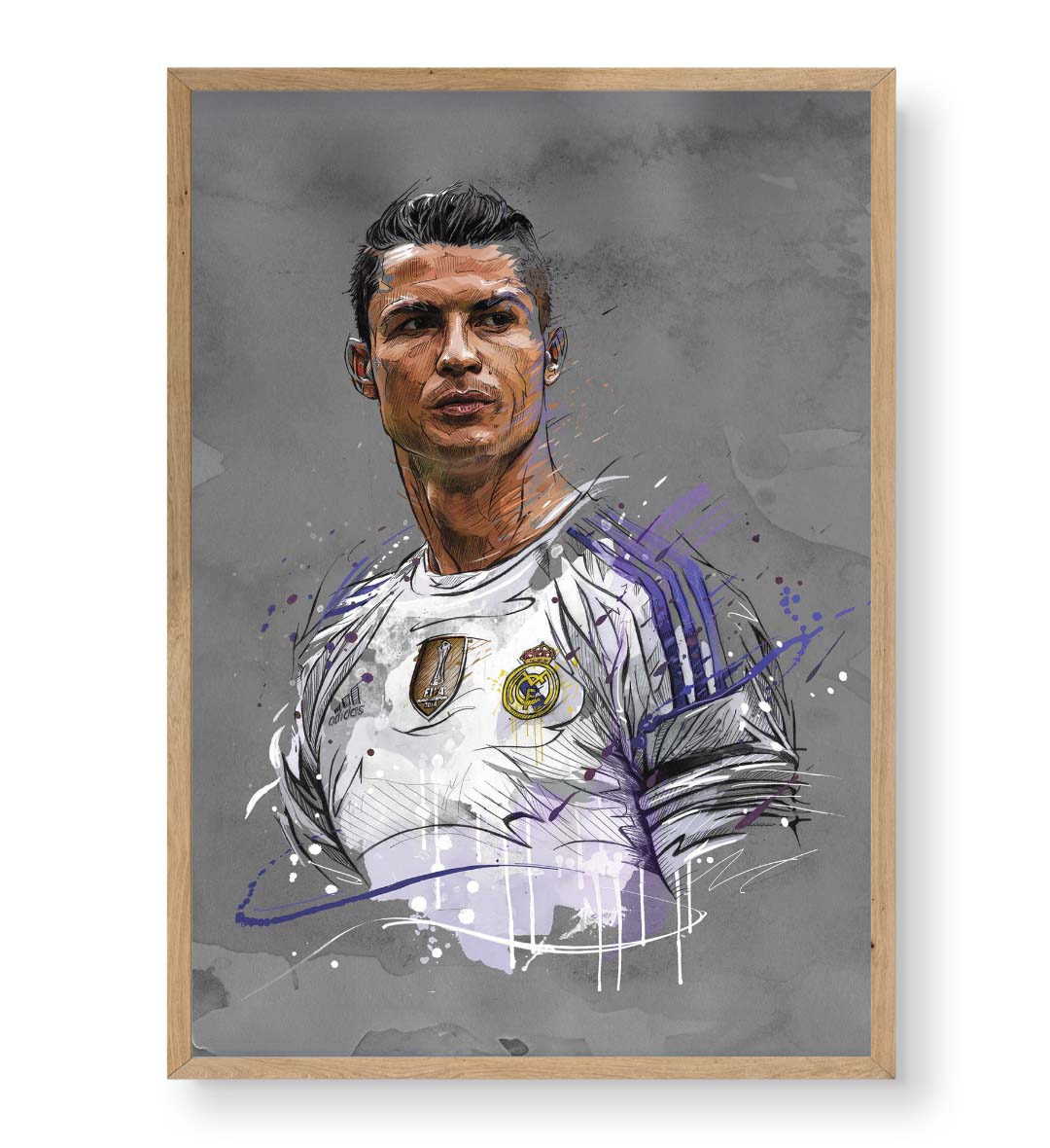 Ronaldo's Legacy with Cristiano Ronaldo soccer design for Indian home decor.