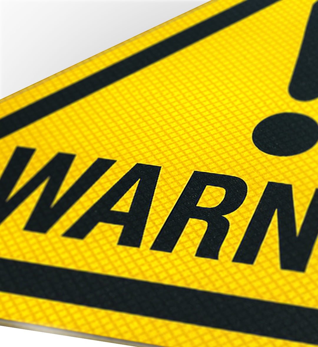 Warning Sign Decor Warning Sign - Trendy Home Decor | Street Sign by ARTLIER