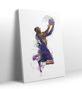 Kobe Slam canvas wall art with dynamic basketball dunk design for Indian home decor.