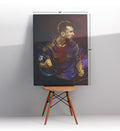 Messi's Roar with Lionel Messi football wall art for Indian home decor.