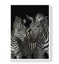 Modern living room decor featuring elegant black and white wildlife art.