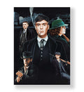 Peaky Blinders Legacy with vintage wall art for home decor.