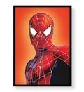 Spider-Man Glow with superhero design wall art for Indian home decor.