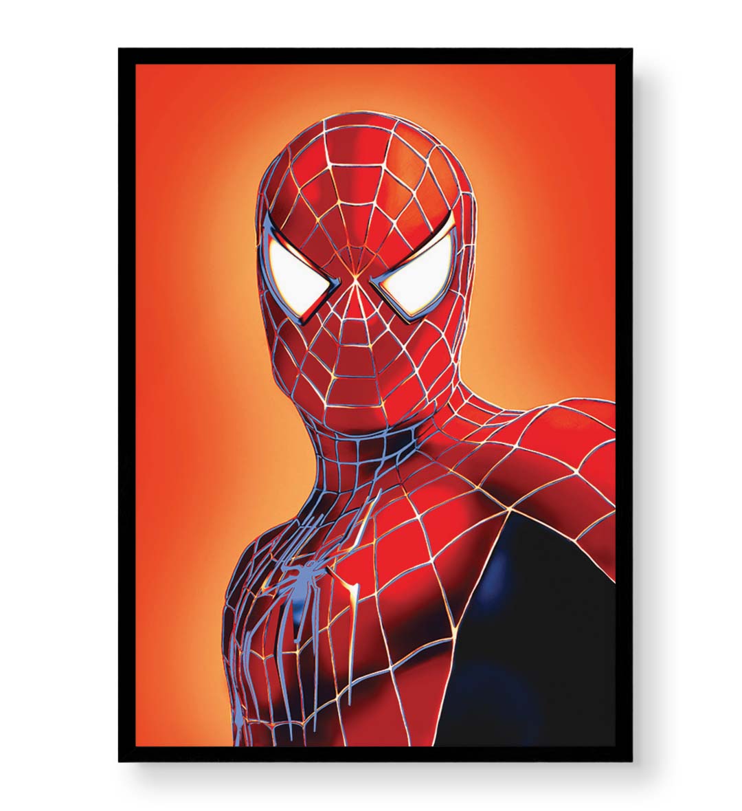 Spider-Man Glow with superhero design wall art for Indian home decor.