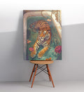 Gallery wall idea including The Royal Tiger Bath art by Artlier.