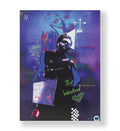 The Weeknd XO urban pop wall art canvas print with purple and blue tones for Indian home decor.
